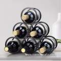 Round mouth stacked wine rack